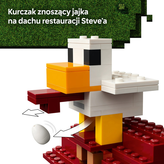 LEGO Minecraft Atak Balonowego Ghasta na Wioskę 21273