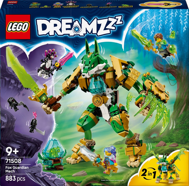 LEGO DREAMZzz Lisi mech-strażnik 71477 – Zestaw Klocków 883 el.
