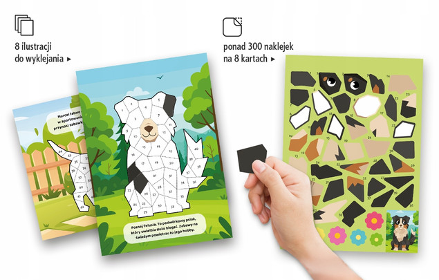 Wyklejanki Pieski 3+