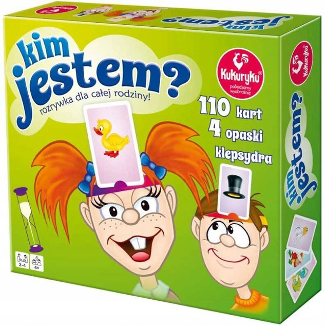 Gra Kim jestem? – Rodzinna gra Kukuryku dla dzieci od 4 lat