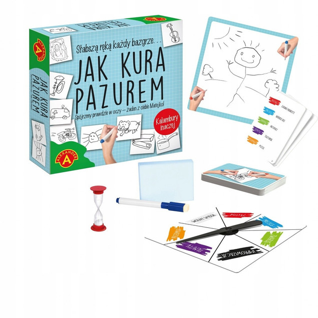 Gra planszowa Jak Kura Pazurem Alexander - Kalambury inaczej