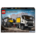 LEGO Technic 42175 Ciężarówka Volvo FMX i Koparka EC230 Electric | Realistyczny Zestaw Budowlany