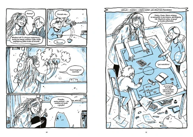 Gramatyka w komiksie przykłady