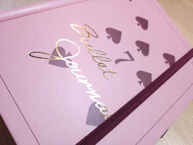 Planer A5 Bullet Journal Interdruk Lucky Seven Różowy