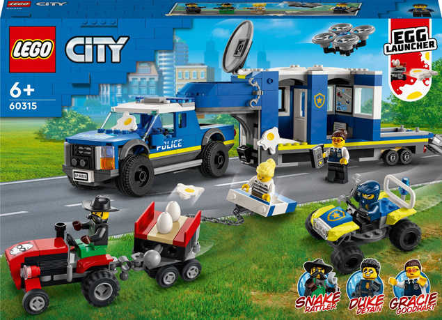 LEGO City Mobilne Centrum Dowodzenia Policji 436el. 6+ 60315