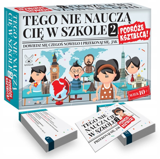 Pakiet 4w1 TEGO NIE NAUCZĄ CIĘ W SZKOLE 10+ Kangur