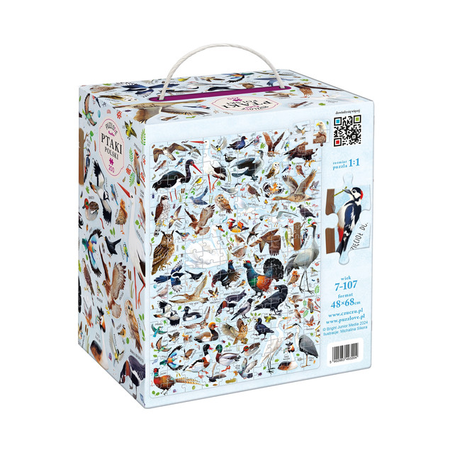 Puzzlove CzuCzu Ptaki Polski Puzzle 200 el. Edukacyjne