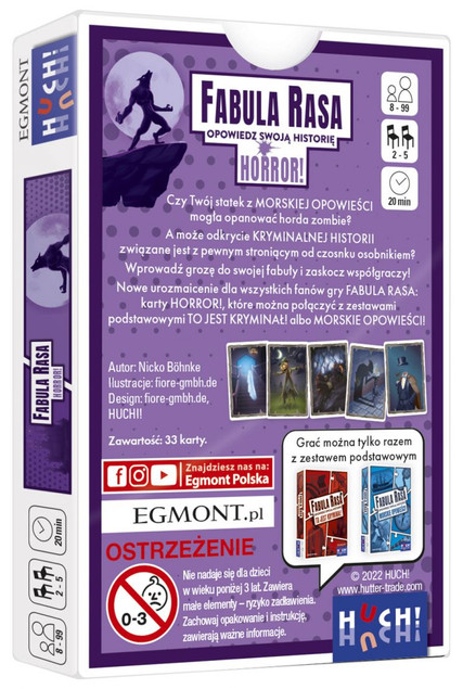 Gra planszowa Fabula Rasa Horror Egmont