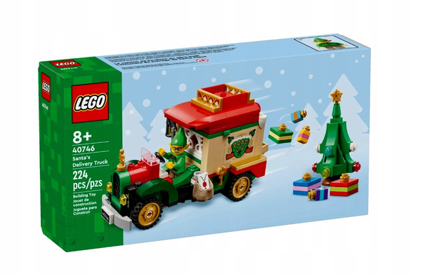 Klocki LEGO 40746 Ciężarówka Świętego Mikołaja Zestaw Świąteczny