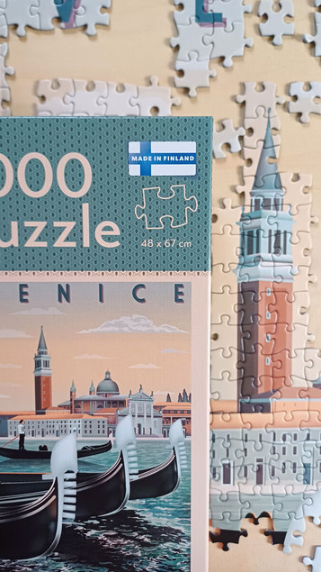 Puzzle Tactic Vintage Wenecja 1000 elementów - Obraz Retro