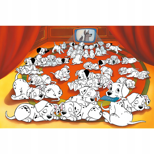 Puzzle Trefl 600 elementów 101 Dalmatyńczyków Disney