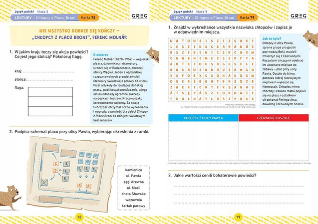 ZESTAW Kart Pracy Do Klasy 5 Język Angielski Polski Matematyka Greg
