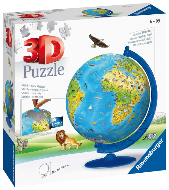 Ravensburger Puzzle 3D Globus 180 elementów 12338