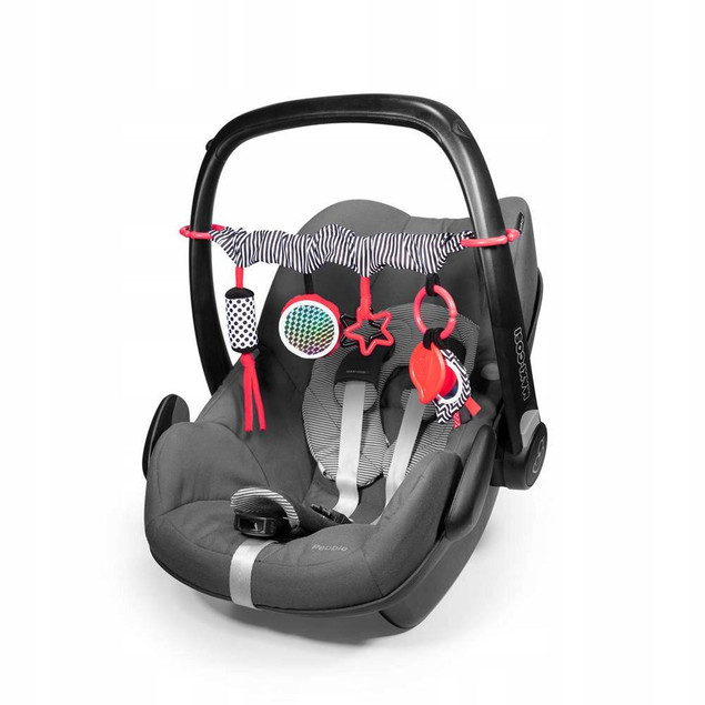 Zawieszka Sensoryczna Canpol Babies 0m+ | Kontrastowa do Wózka i Fotelika