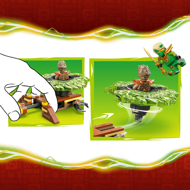 LEGO NINJAGO - Lloyd kontra ziemny potwór na spinnerze 71850