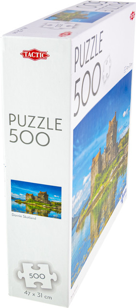 Puzzle Tactic 500 elementów – Malownicze Dornie, Szkocja