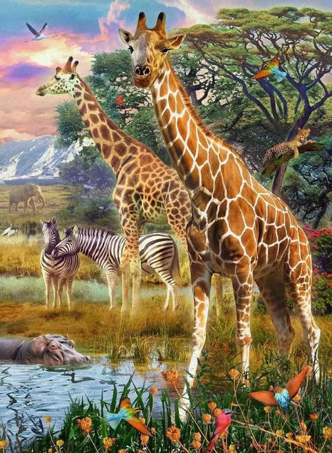 Puzzle Ravensburger 150 elementów Ravensburger Puzzle - Džungle 150 dílků