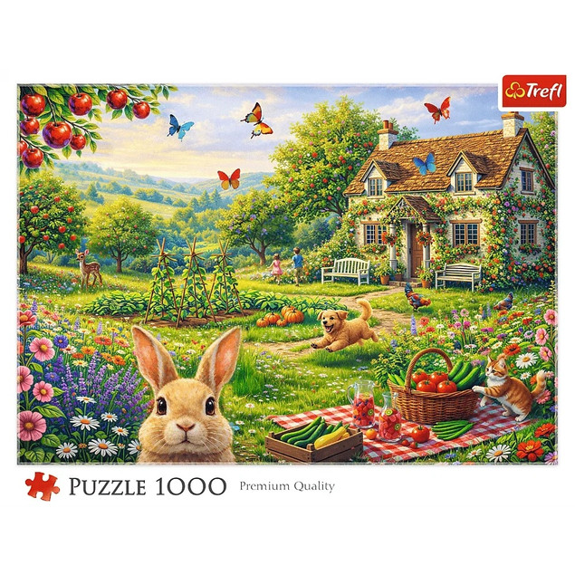 Puzzle Trefl 1000 elementów Puzzle 1000 el. Domek na wsi