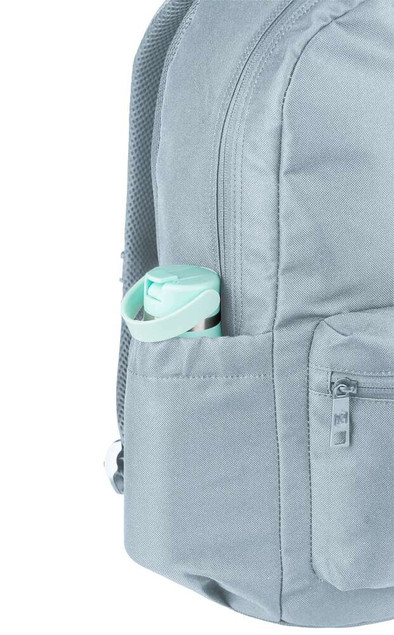 Plecak Szkolny Oxford B-You 21L Szaro-Srebrny | Laptop 16'' | Eko RPET