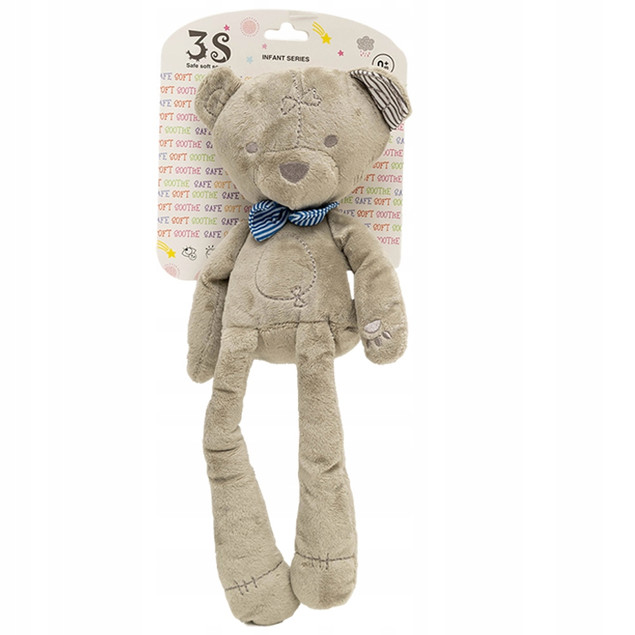 Miś Przytulanka Sensoryczna 0+ | Pluszak Miękki 36 cm