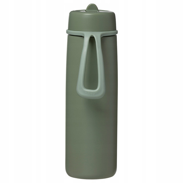 B.Box Butelka Termiczna ze Składanym Ustnikiem 690 ml Olive | Bidon Termos Stal Nierdzewna