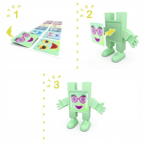 KLOCKI MELI Figurki EMOTI RAINBOW 12 sztuk - Rozwój Emocji i Kreatywności