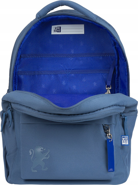 Plecak szkolny Oxford 26 l Wielokomorowy Niebieski Dżinsowy Laptop 16"