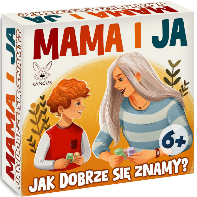 Gra Planszowa Kangur Mama i Ja: Jak Dobrze Się Znamy? | Gra Rodzinna dla Dzieci i Mam (6+)