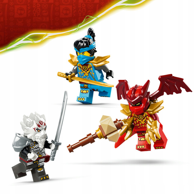 LEGO NINJAGO 71863 Zilvar i Smoczy Potwór Grimtak – Rozpocznij Epickie Starcie!