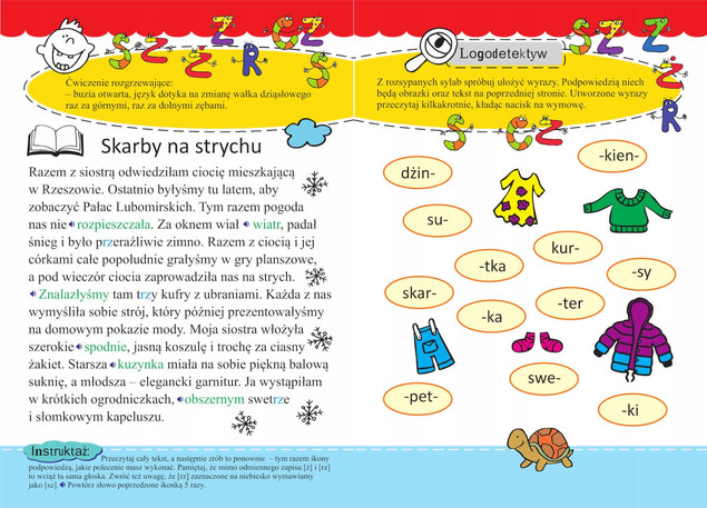 Gimnastyka języka. Czytanki logopedyczne 6-8 lat
