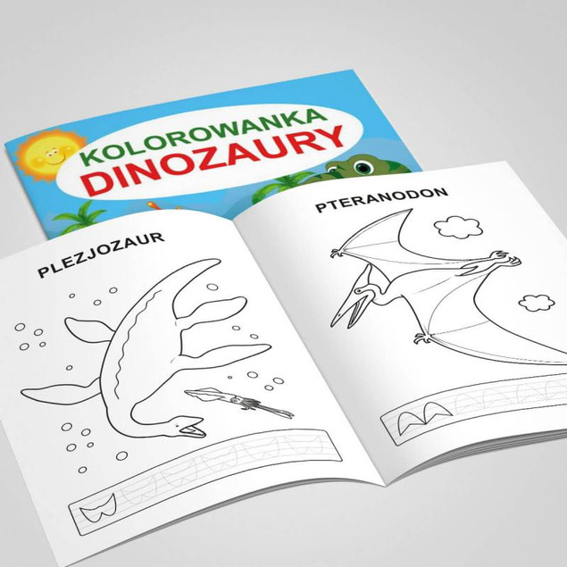 Kolorowanka Dinozaury
