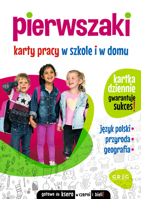 ZESTAW Pierwszaki Karty Pracy Klasa 1 Sylaby Angielski Matematyka 4w1 Greg