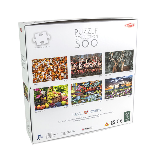Puzzle 500 Tactic Kosz Owoców Wysoka Jakość Puzzle Lovers