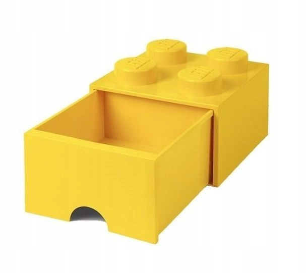 LEGO Pojemnik Szuflada Brick Drawer 4 Żółty na Klocki 25x25cm