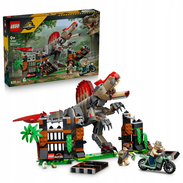 LEGO Jurassic World 77982 Ucieczka Spinozaura Klocki