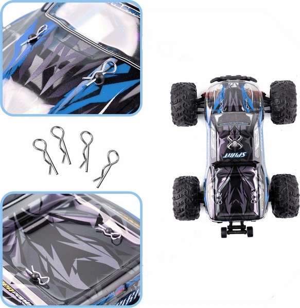 AUTO SPIRIT ZDALNIE STEROWANE BEZSZOTKOWY SILNIK ZESTAW RC