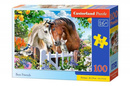 Castorland Puzzle 100 Najlepszy przyjaciel konie