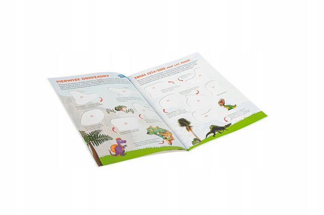 Naklejki edukacyjne Dinozaury Praca zbiorowa