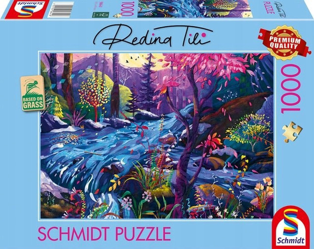 Puzzle 1000 elementów Schmidt Spiele W rzece snów Krajobraz Fantasy