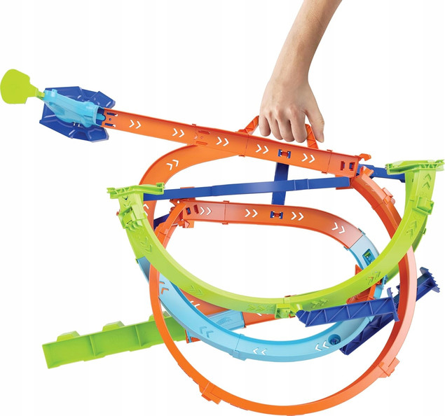 Hot Wheels Action Tor Zakręcone Tornado HTK16 z Autkiem