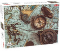 Puzzle Tactic 1000 el. Stara Mapa Morza z Kompasem | Fińska Jakość