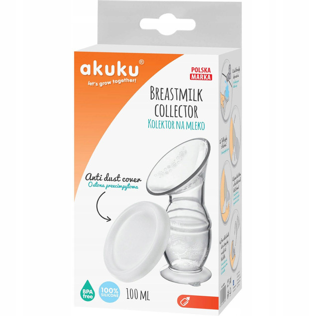 Kolektor na mleko silikonowy Akuku A0399 100ml