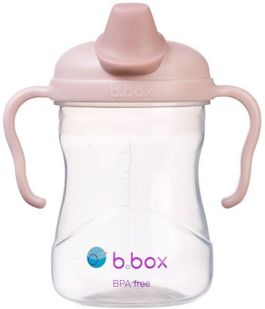 Kubek b.box z Miękkim Ustnikiem 240 ml Różowy – Niekapek od 4m+