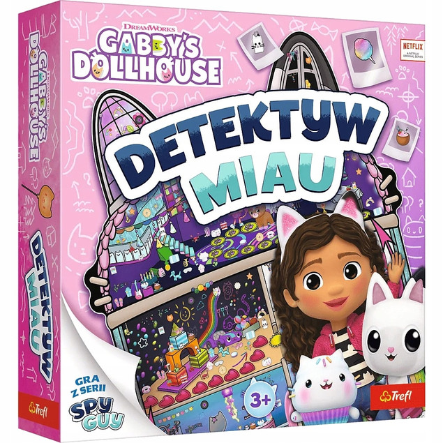 DETEKTYW MIAU Koci Domek Gabi Gra Planszowa 3+ Trefl