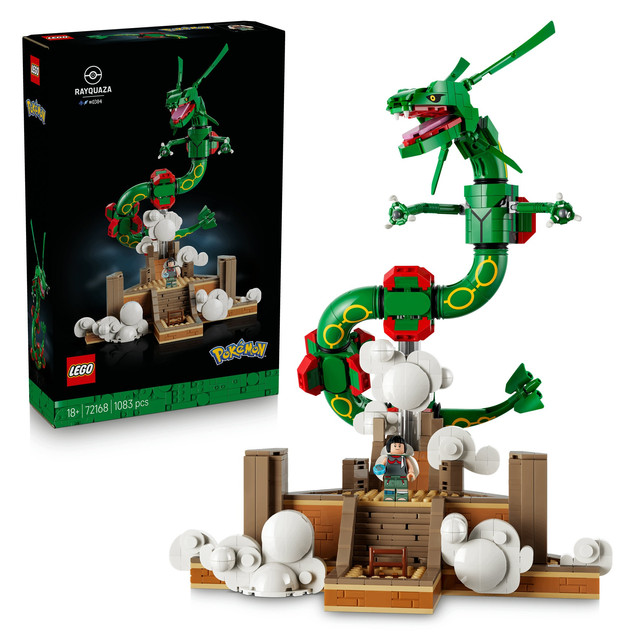 LEGO Pokemon 72168 Rayquaza Zestaw Kolekcjonerski + Zinnia
