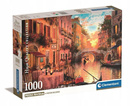Puzzle 1000 El. HQ Wenecja Kawiarnia Kanał Łódka 14+ Clementoni