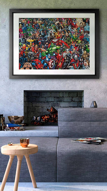 Puzzle 1000 Układanka MARVEL Super Bohaterowie Niemożliwe Do Ułożenia 12+