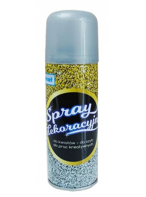 Spray Dekoracyjny SREBRNY 85g Schemat 1578/9639