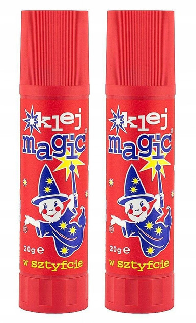 Klej Magic super mocny, 2x sztyfty 20g Kamaben
