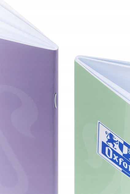 Zeszyt Oxford Touch Pastel A5 kratka z marginesem 5 szt.